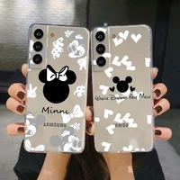 funda for samsung galaxy 9 s10e s21 plus note 20 10 s10 s20 fe 2022 s22 ultra 5g s9 s8 soft mickey simple drawing