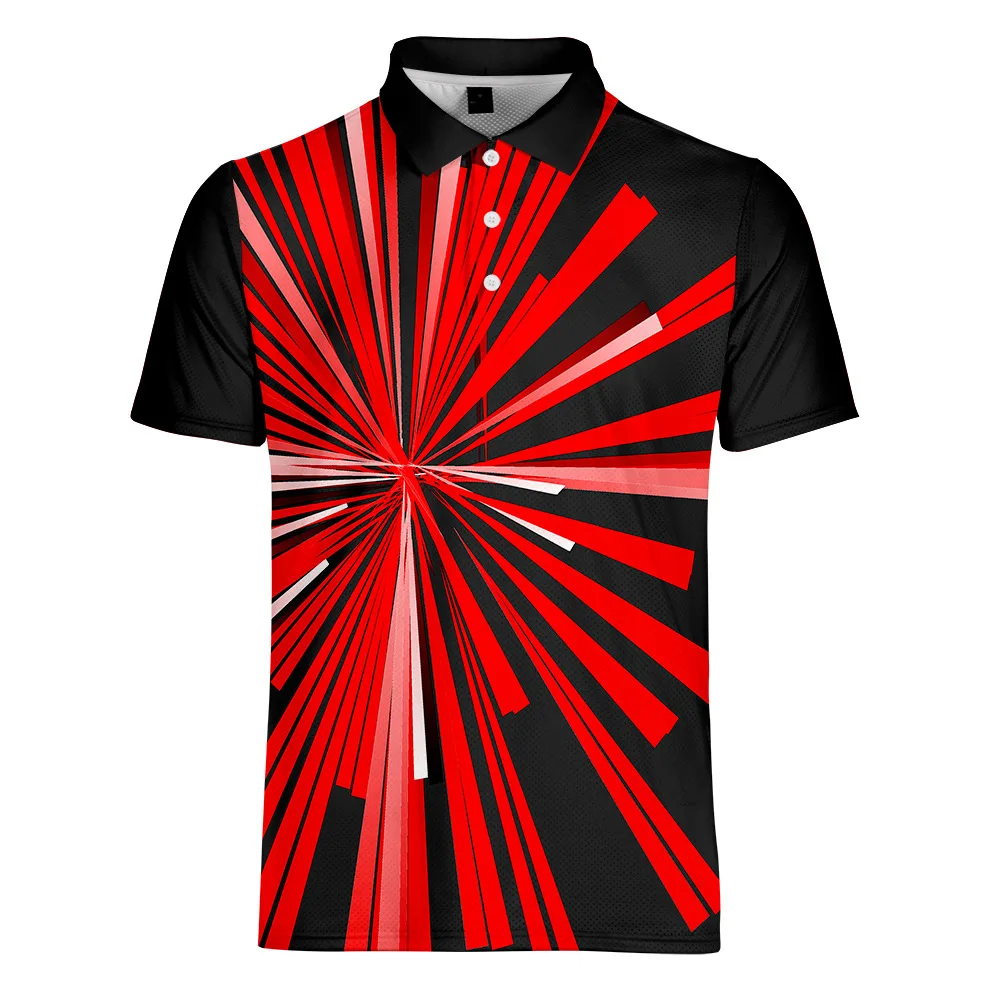 

Объемная трехмерная рубашка с 16 отворотами и коротким рукавом