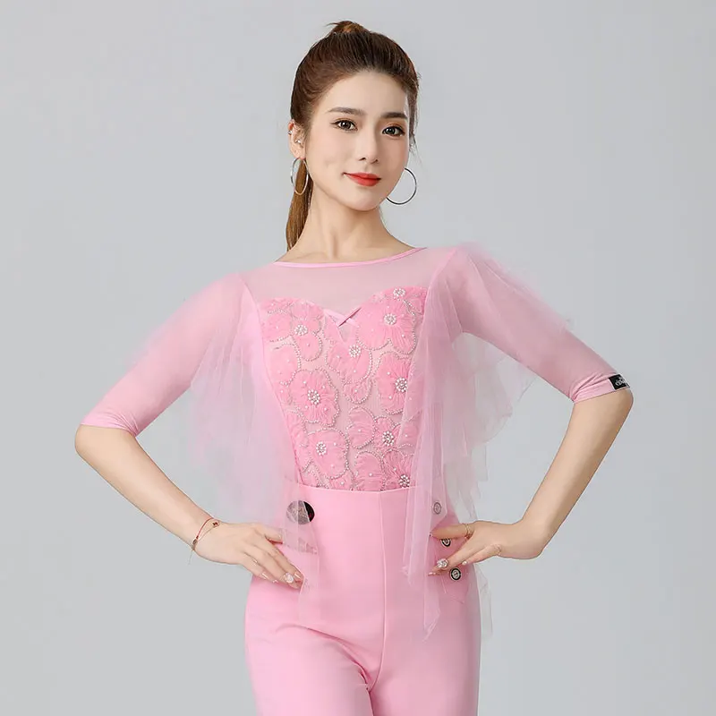 Новинка 2024 женское танцевальное платье Doubl женская модная танцевальная блузка