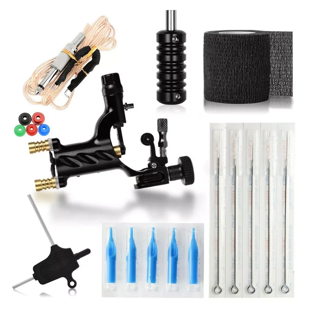 

NEW2022 Dragonfly Rotary Tattoo Machine Shader Liner Motor Gun Handle Kit for Artists