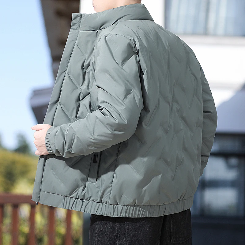 2024 новый зимний мужской повседневный пуховик теплое и дышащее повседневное