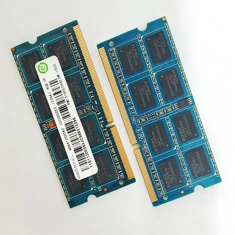 RAMAXEL оперативная память DDR3 4 Гб 2RX8 для ноутбука ddr3 4 Гб 1600 МГц SODIMM 1,5 контактов в