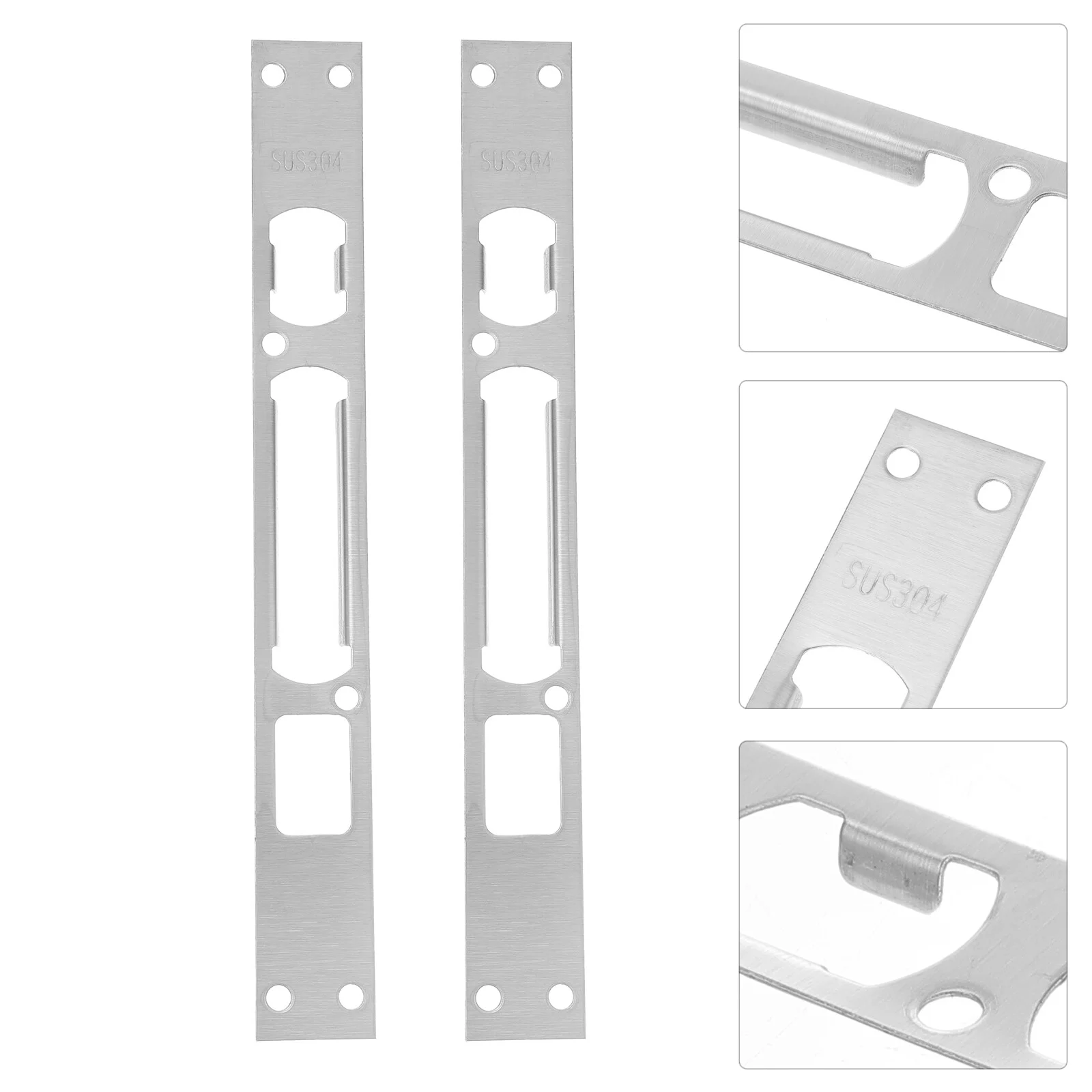 

5 Pcs Anti-theft Board Door Catch Plate Safety Guard Security Iron Devices