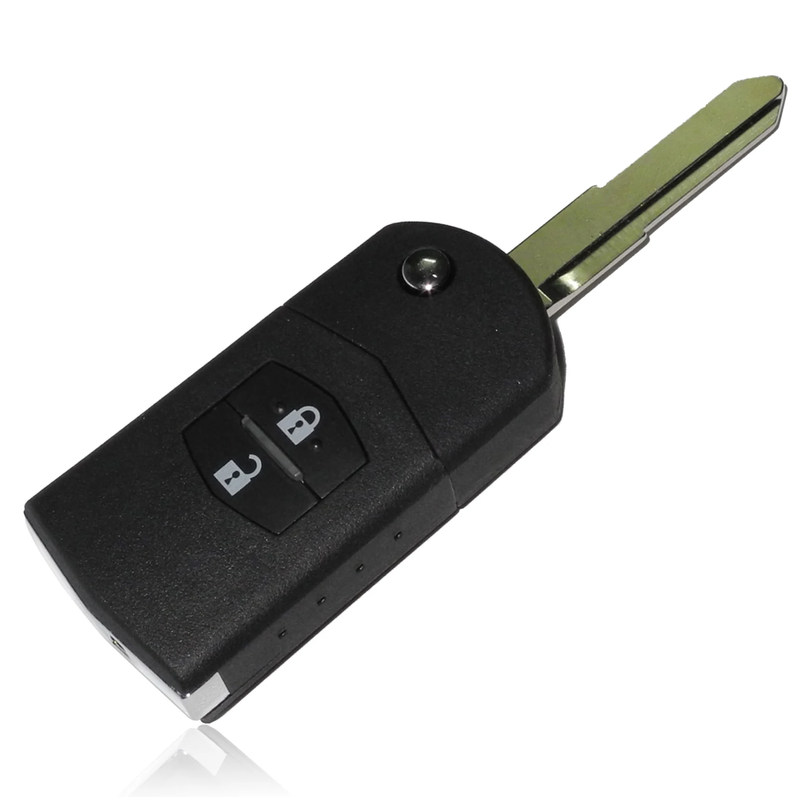 

Jingyuqin 2/3 кнопки корпус ключа подходит для MAZDA 2 3 5 6 RX8 MX5 флип-чехол с дистанционным управлением замена брелка 3 BTN