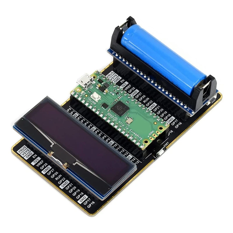 Модуль OLED-дисплея Waveshare 2 23 дюйма для Raspberry Pi Pico встроенный драйвер SSD1305 128X32