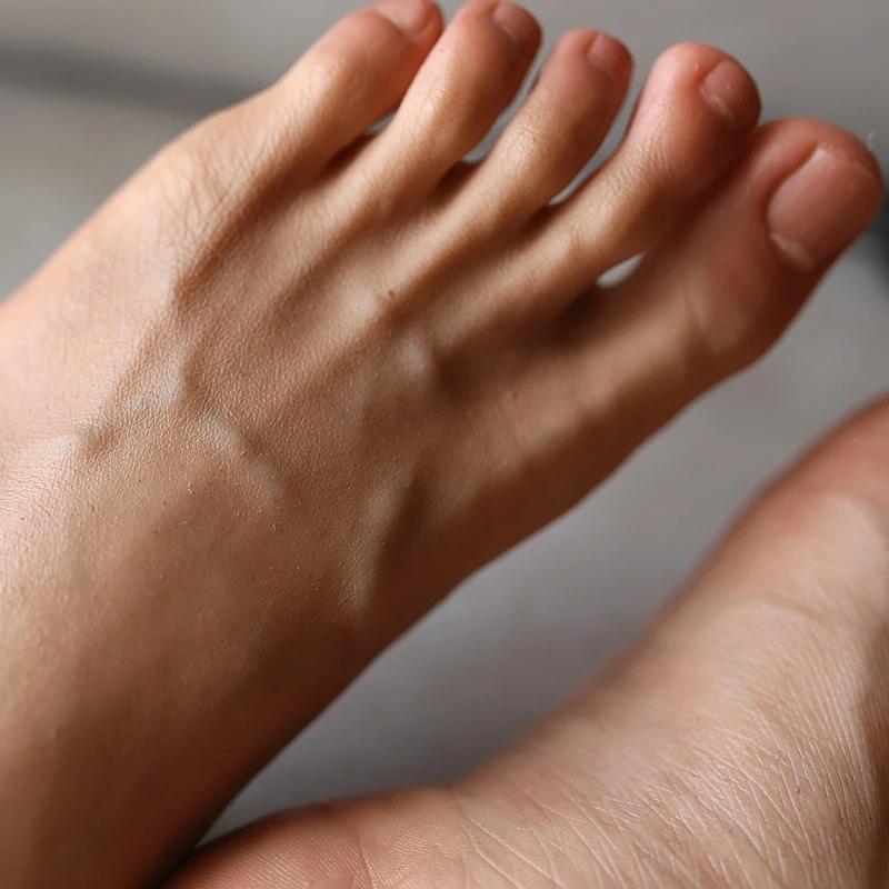 Женская модель ноги видимые кровеносные сосуды Heatable пластиковый манекен 1 пара