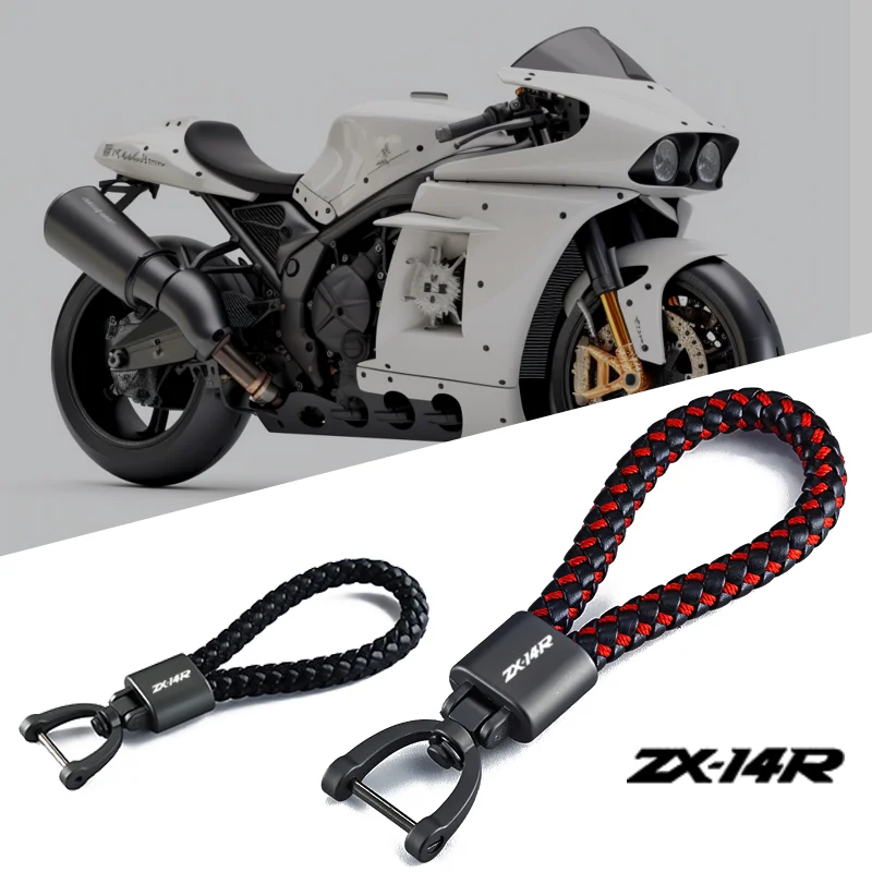 

For Kawasaki ZX14R ZX 14R ZX14 R ZX 14 R 2006-2017 2023 New Motorcycle Keychain Keyring Key Chains Lanyard Chain Key Rings