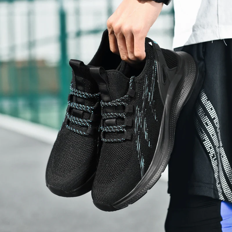 Men Running Shoes Casual Comfortable Sneakers Men's Shoes Outdoor Running Jogging Sneakers Lace-up Comfortable Shoes