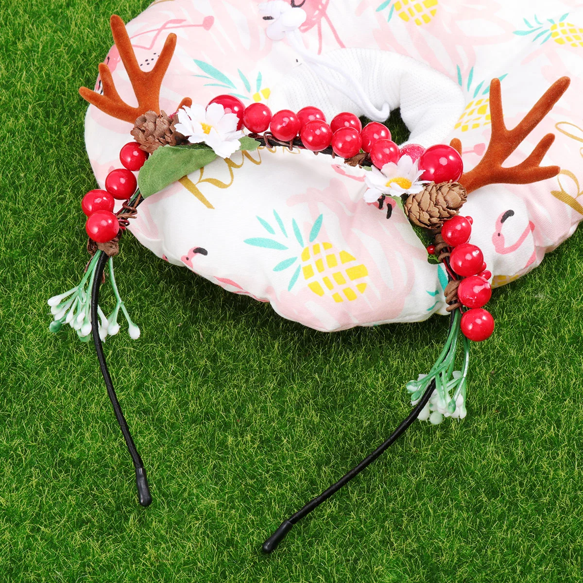

Headband Deer Antlers Antler Christmas Flower Headbandswomenflowersfairy