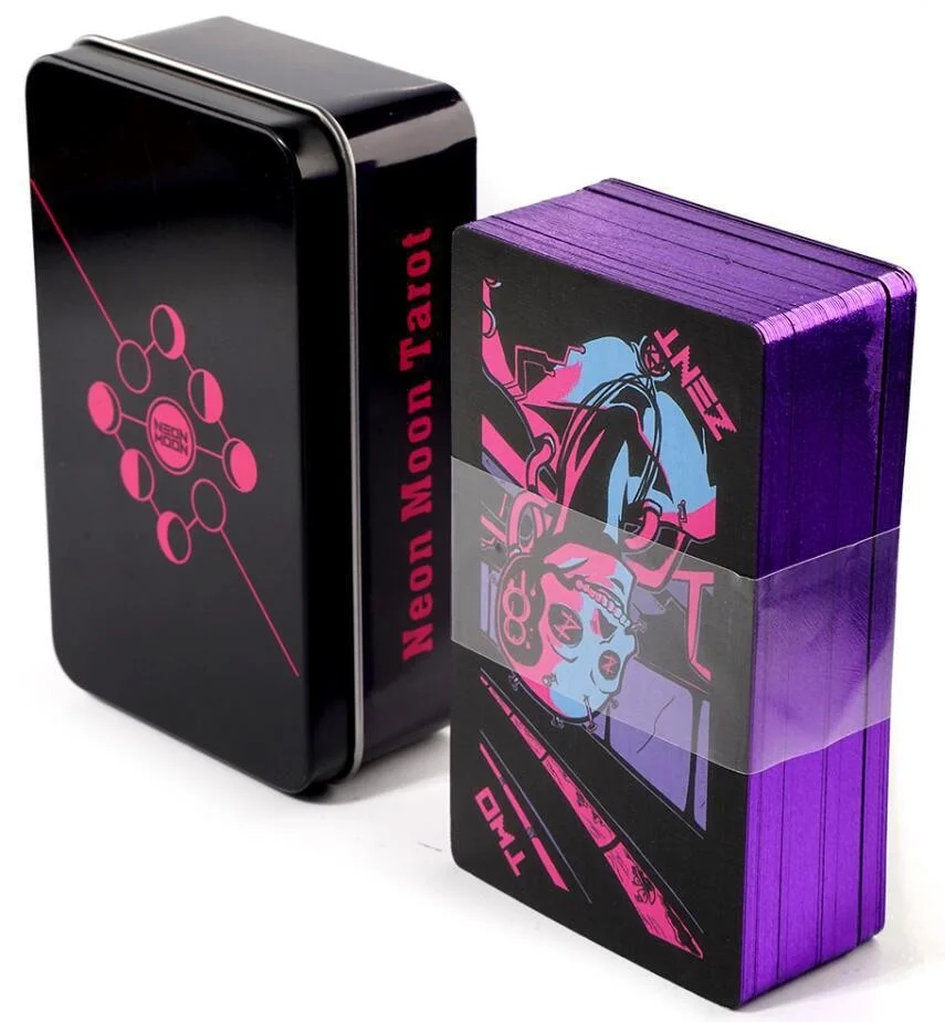 Сенсорный Таро штамповка высококлассная железная коробка продукты для покера Noow