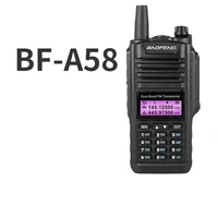 baofeng bf a58 interphone ip67 waterproof and dustproof t51 double segment key with large display screen