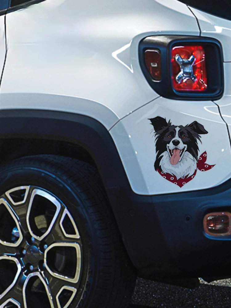 

Border Collie Car Stickers Graffiti Decal Windshield Waterproof Sticker Occlusion Scratch KK12cm*10cm
