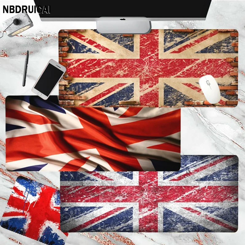 

Britain Flag Cool Large Gaming Mouse Pad XL Locking Edge Size For Keyboards Mat Boyfriend Gift