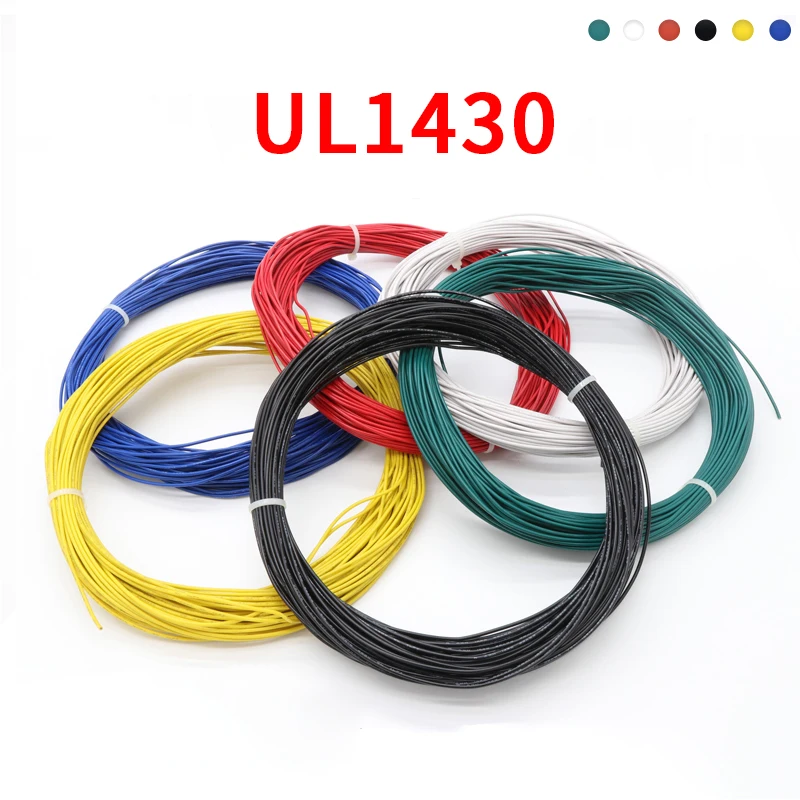 5/10 м UL1430 ПВХ Электрический провод кабель медный Луженый 30AWG ~ 14 AWG электронные