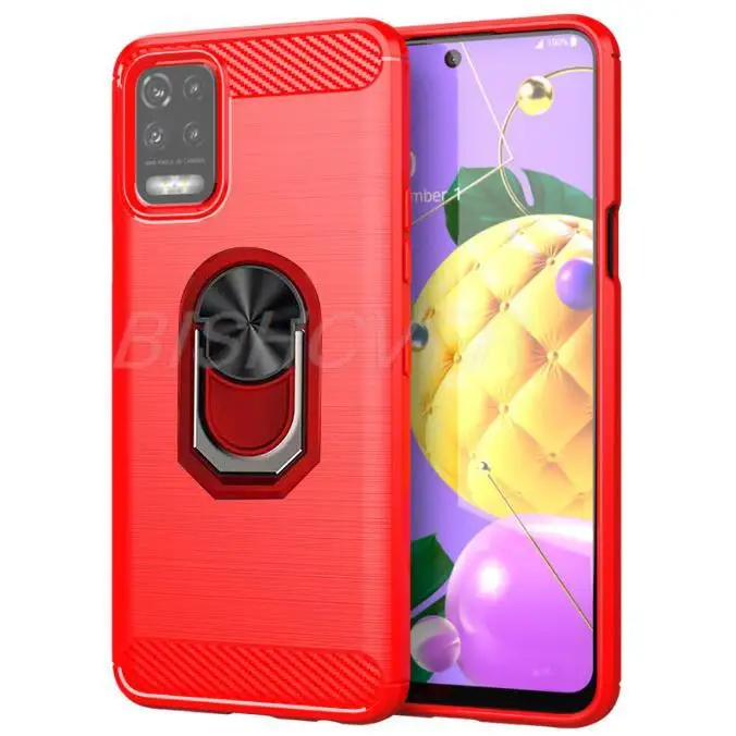 Чехол из углеродного волокна для LG K52 LMK520 LMK520H