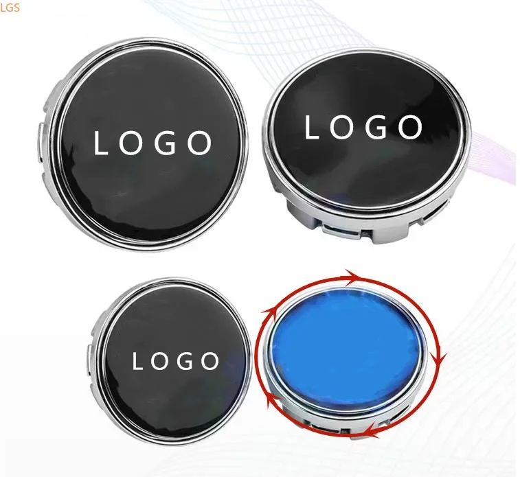 Для Skoda KAROQ 2017-2020 Высококачественный АБС-пластик с хромом Maglev Spin Glow ступица колеса