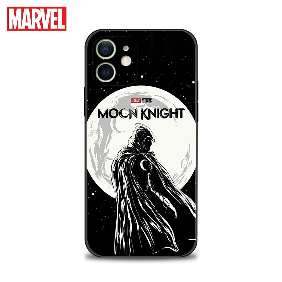 Чехол для iPhone 11 12 13 14 Pro Mini X XR XS Max 5 6 6S 7 8 Plus чехол комиксов Marvel Марк Spector луна рыцарь