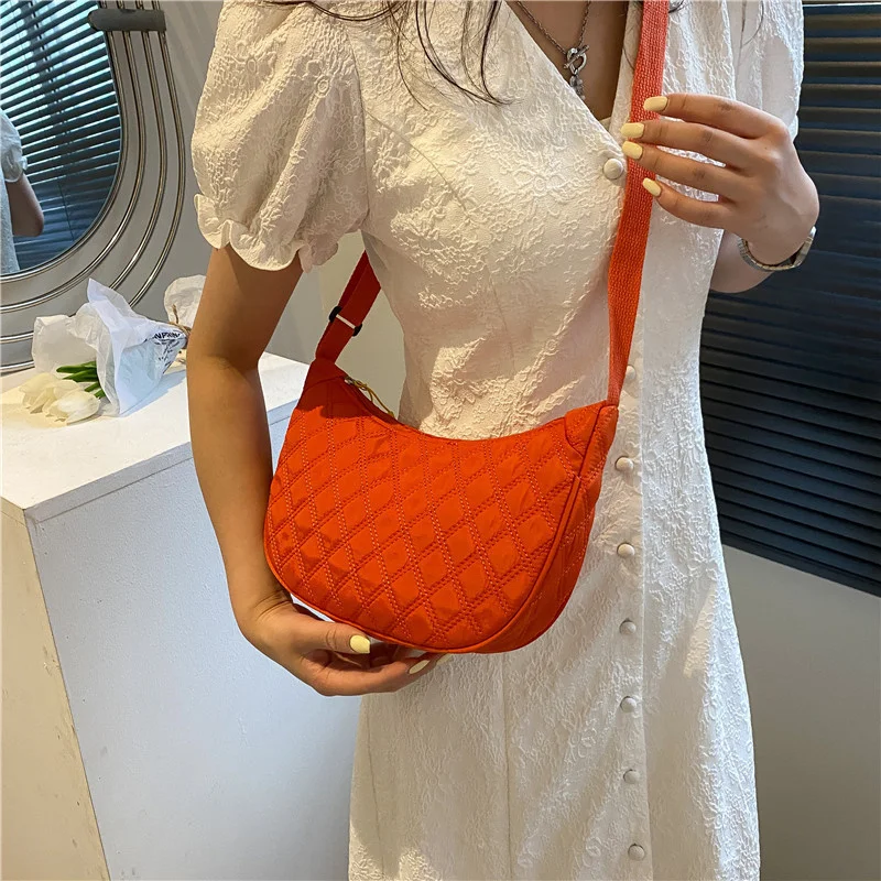 

Designer Crossbody Bag for Women Solid Color Shoulder Bags Large Capacity Totes Ladies Travel Shopper Bag Female Purses 2023 New