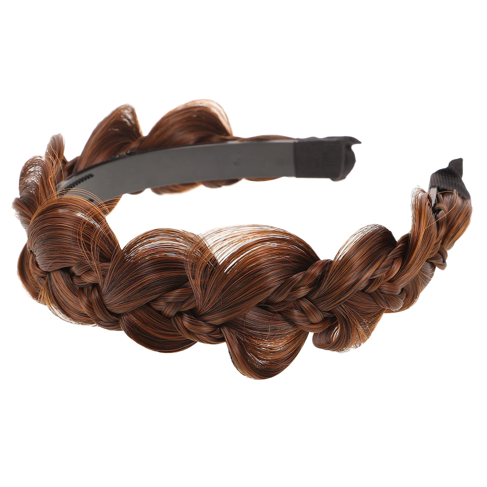 

Herringbone Headband Braided Nonslip Hair Women Resin Teeth Accessory Women's