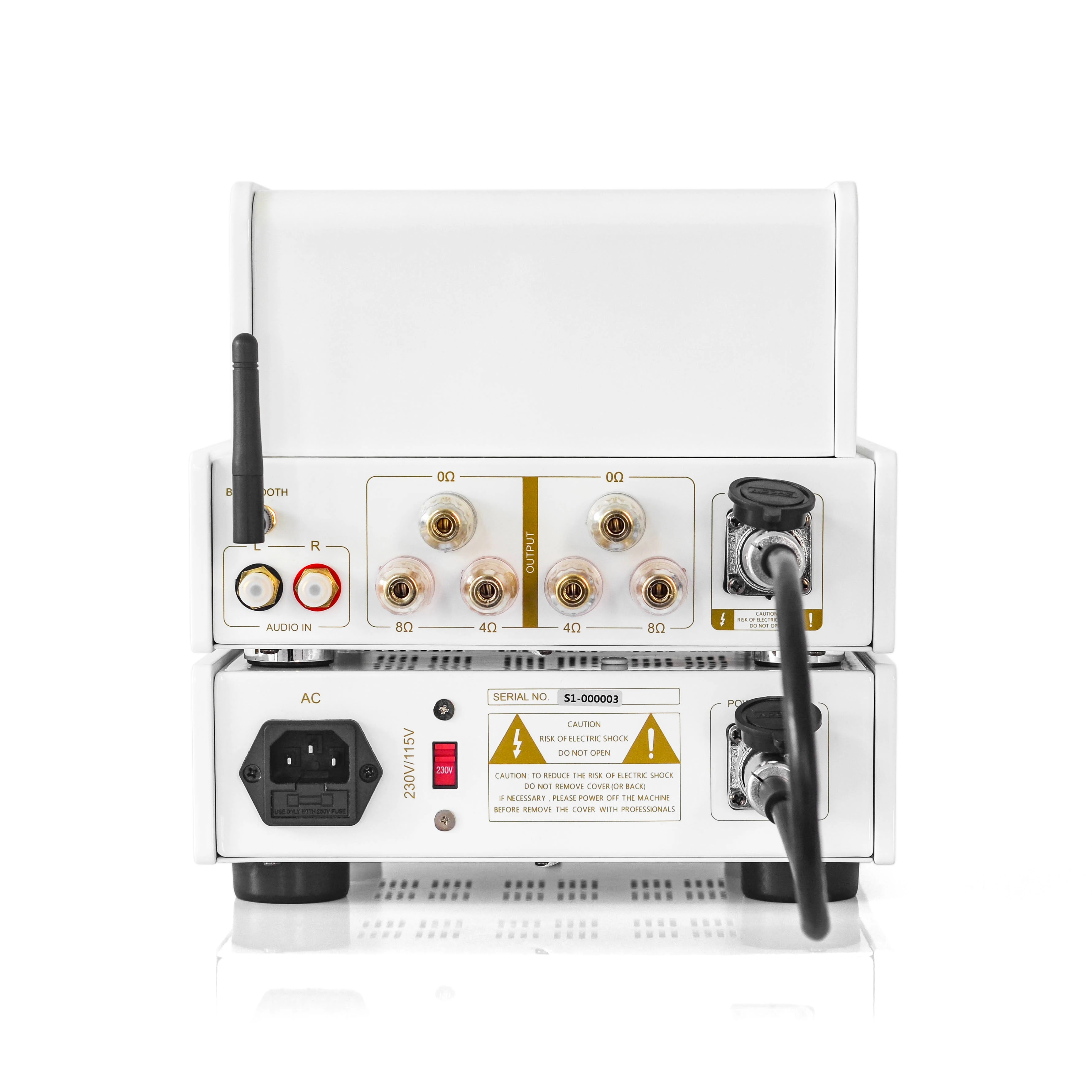 Ламповый усилитель Audiomel, цвет латте-коричневый, модный дизайн, Bluetooth, вход RCA, переключатель 115В230В, вакуумные лампы 6550KT88 6N36H3 (art.: 3920dada9999f) - 3920dada9999f