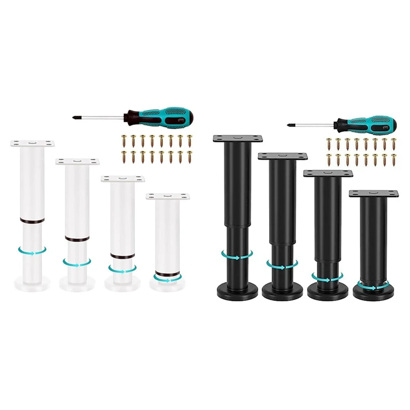 

4 шт., регулируемые ножки для мебели, 4,72-7,08 дюйма, 4 шт.