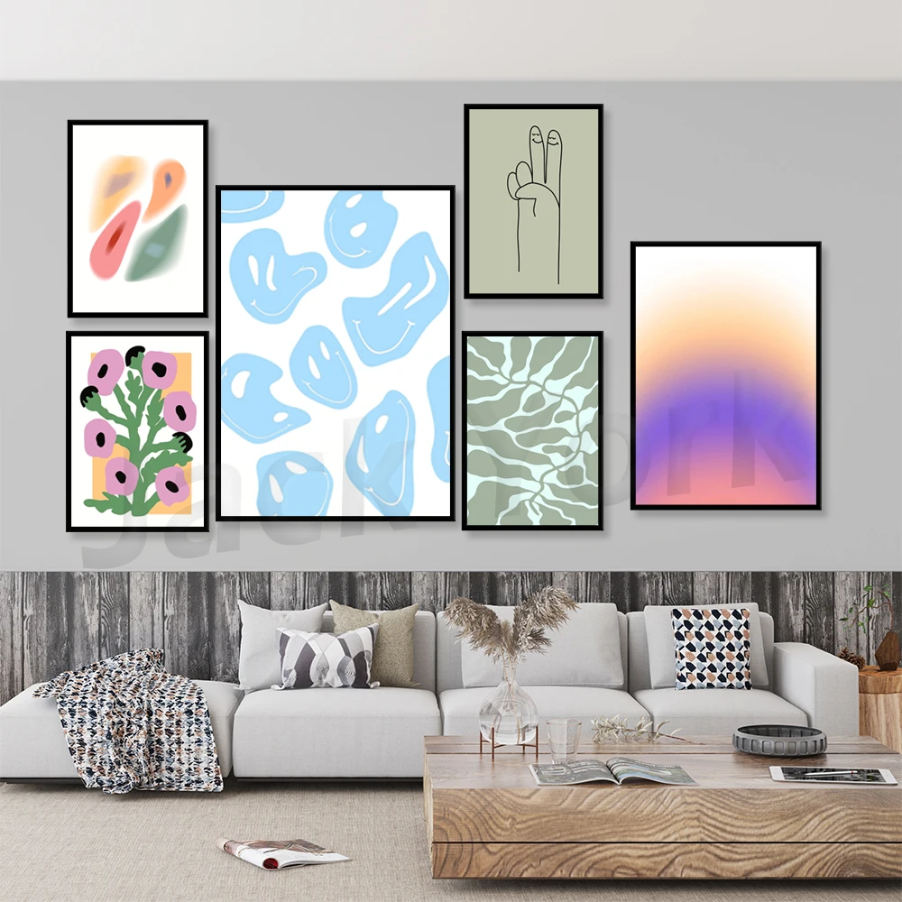 

Trendy Abstract Print Sage Green Print Cute Print Trendy Wall decor Retro Poster Green Digital Prints Digital Art