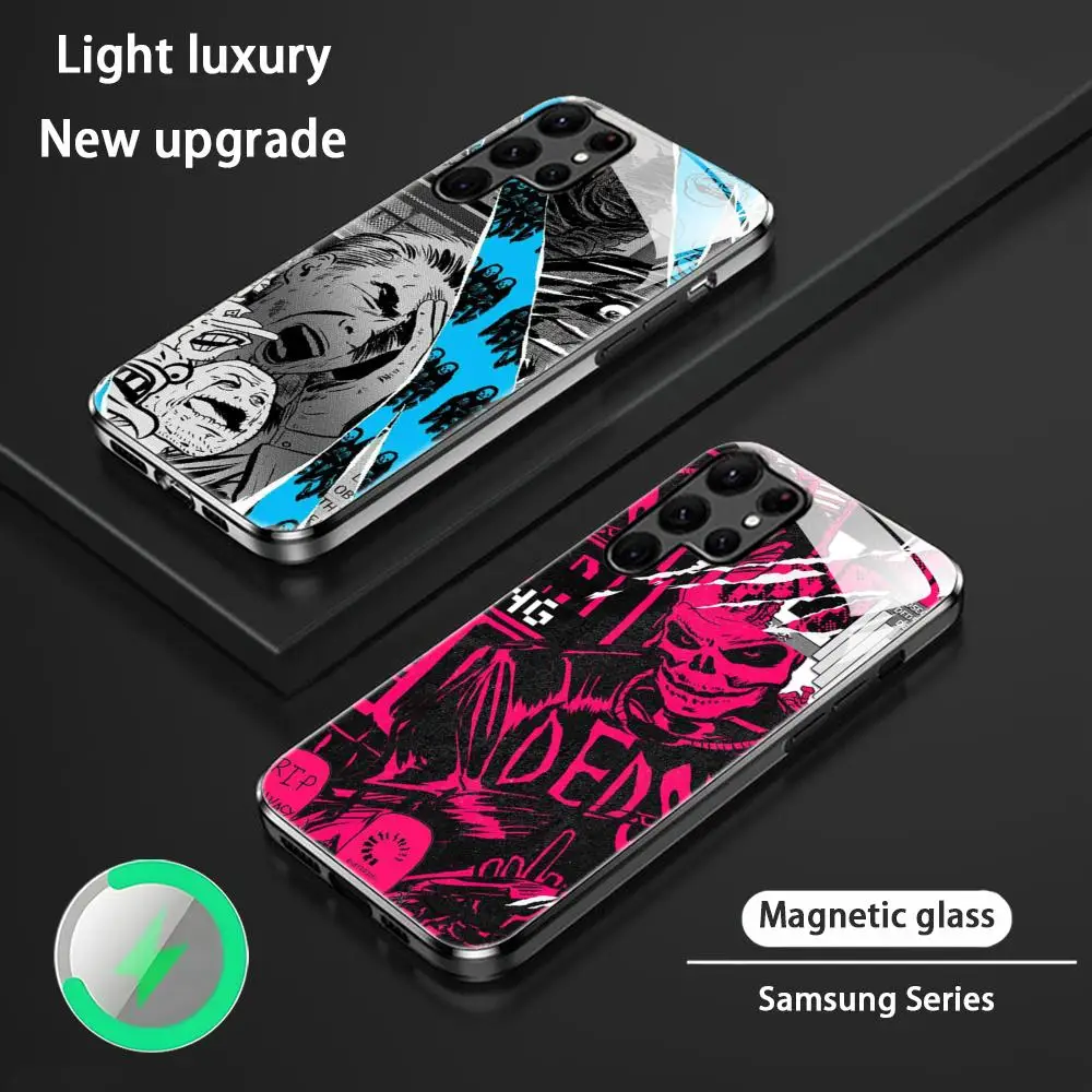 Чехол для телефона Games Watch Dogs 2 Dedsec Samsung S25 S24 S23 S22 S21 S20 Plus Ultra Note20 стеклянный