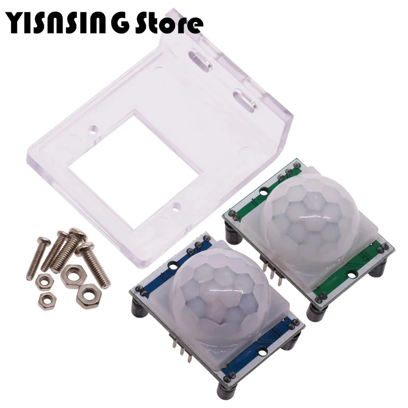 SR501 модуль детектора датчика движения регулируемый ИК-пироэлектрический