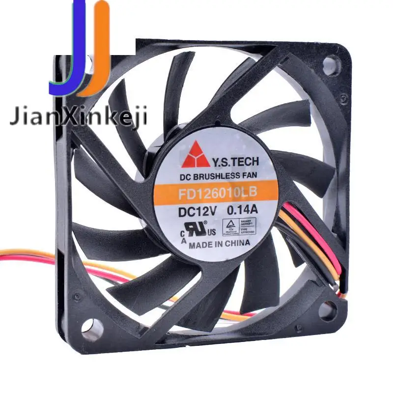 Революция в системах охлаждения FD126010LB 6cm 60mm 6010 12V 0.14A компьютерный процессор 3-контактный тихий вентилятор охлаждения