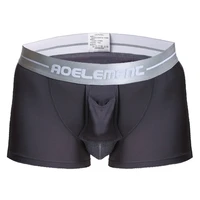 scrotum separation underwear men big bulge mens boxers pouch pockets underpants breathable mid waist sexy panties shorts a50