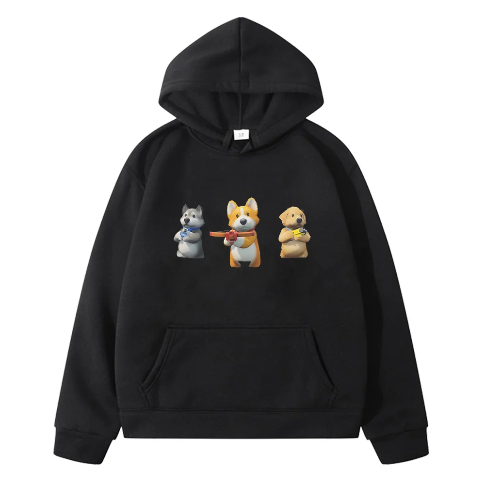 

Party Animals Game Cartoon Hoodies Children Kawaii Graphic Print Sweatshirts Sudadera Boys and Girls Clothing Autumn Comfortable