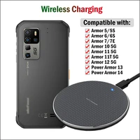 10W Fast Wireless Charger for Ulefone Armor 11T Power Armor Rugged Phone Wireless Charging