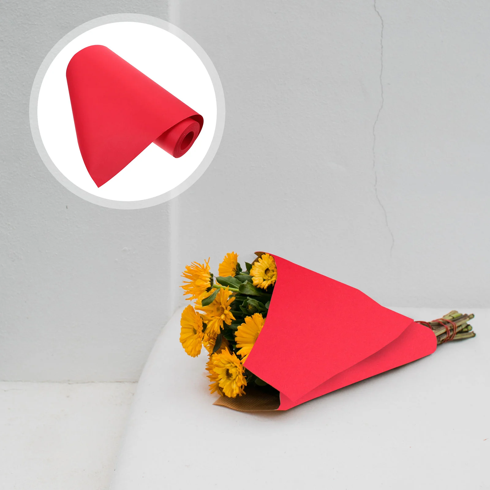 

Wrapping Paper Flower Bouquet Gift Packing Kraft Packaging Package Wedding Cover Decor