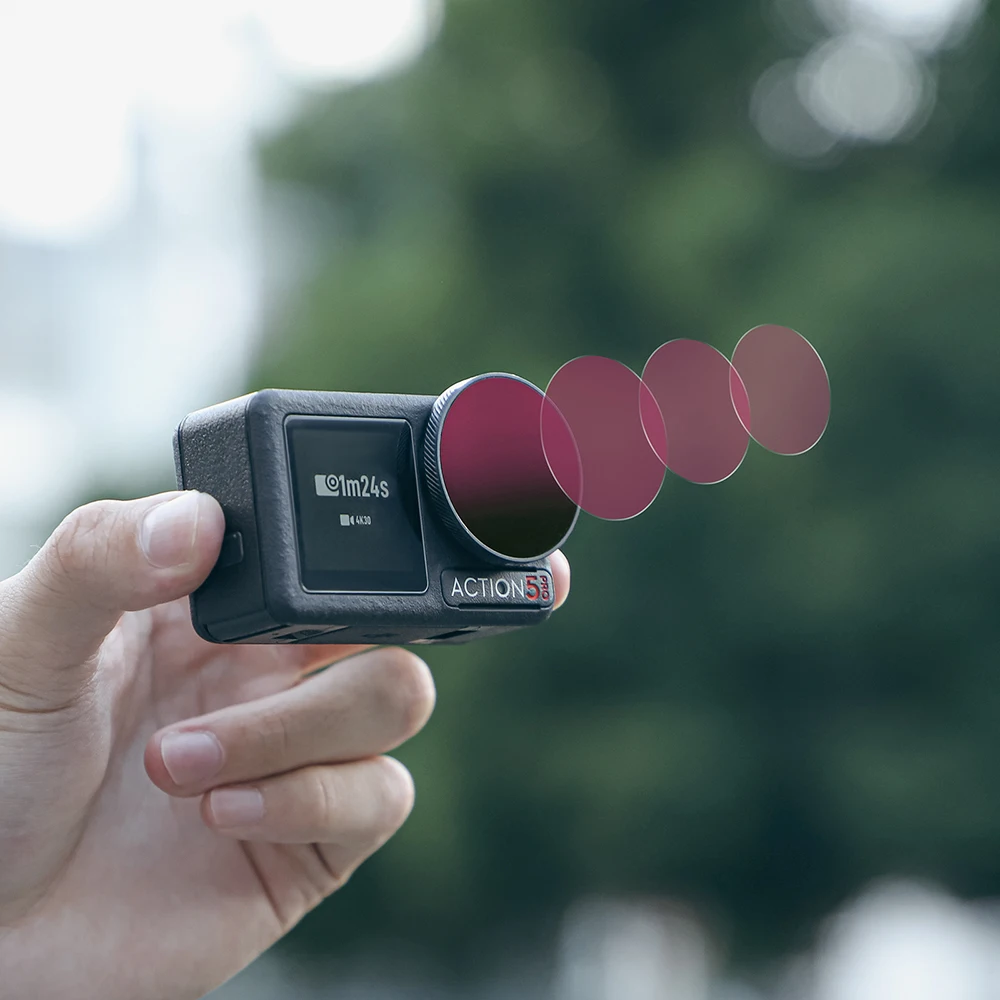 Фильтр объектива ND для DJI Osmo Action 5 Pro аксессуары MCUV CPL ND8 ND16 ND32 ND64 оптический