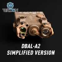 wadsn dbal a2 laser indecator simplified version red green blue laser white light no ir nylon laser battery box picatinny rail
