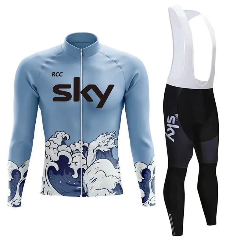 Мужской Велосипедный Комплект Rcc Sky 2024 Осенние Велосипедные Шорты С Гелевой