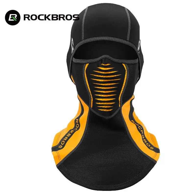 

Rockbros official Winter Thermal Fleece Ski Mask Full Face Cover Snowboard Hood Scarfs Sport Windproof Headgear Balaclava