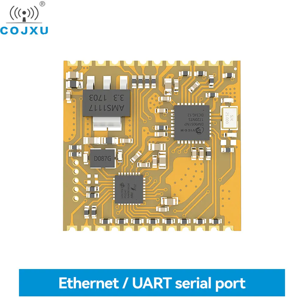 Ethernet TTL приемопередатчик E810-TTL-01 COJXU IoT Серийный порт к Ethernet преобразователю SMD беспроводной модуль