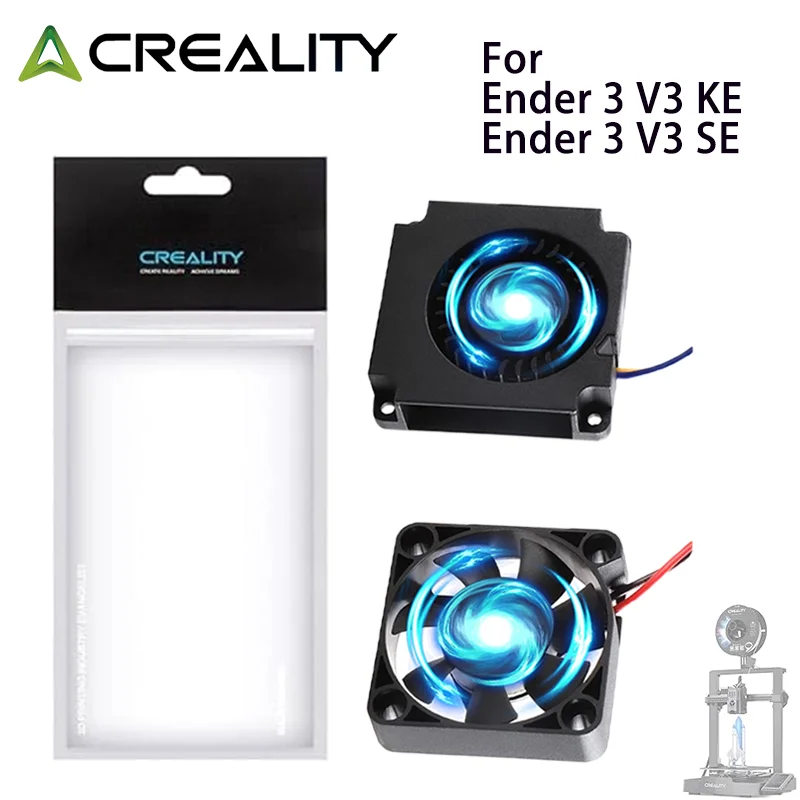 Фото Оригинальный комплект вентиляторов Creality Ender3 V3 SE 24 В, осевой вентилятор 2510 и вентилятор охлаждения 4010 для 3D-принтера Ender-3 V3 SE/Ender-3 V3 KE №1