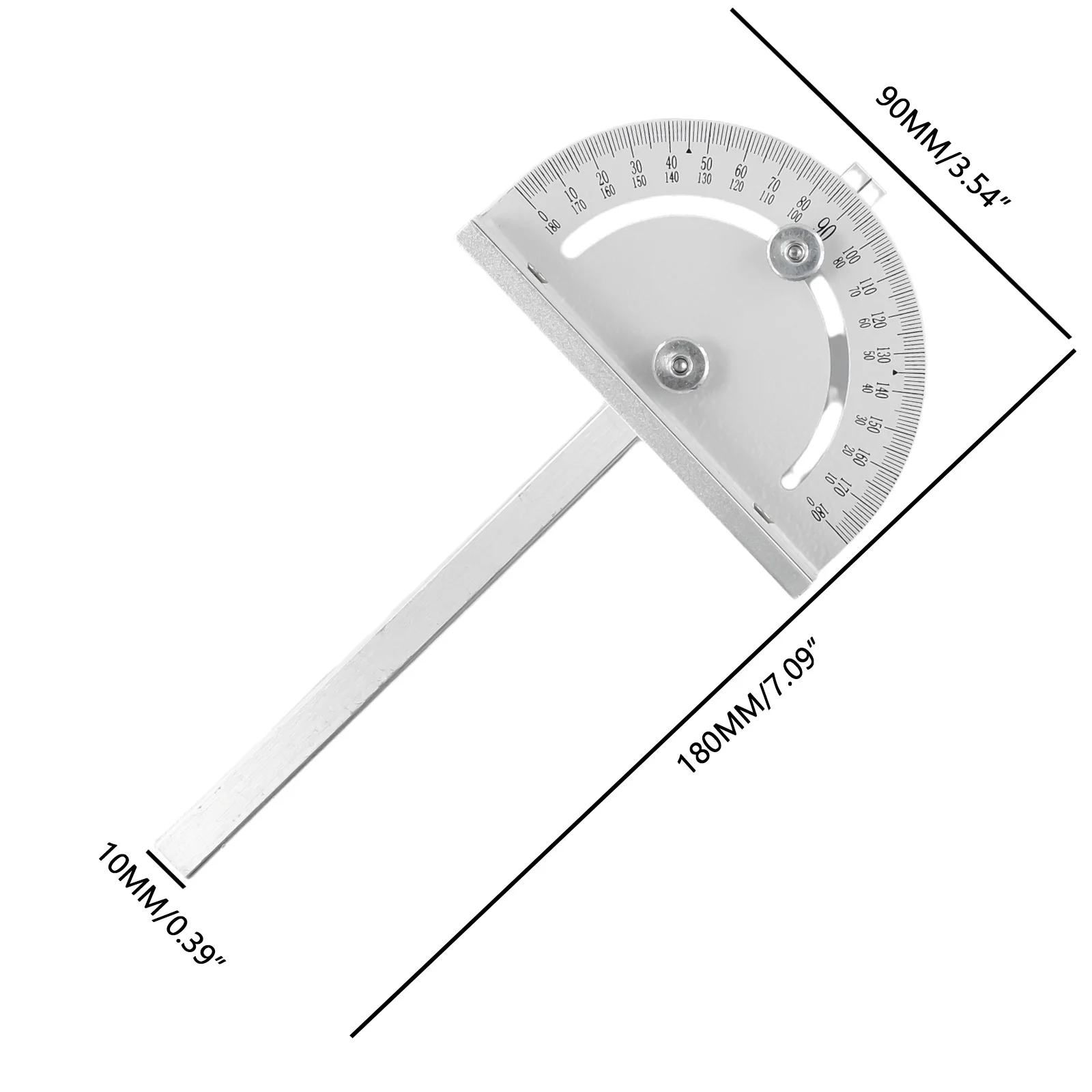 Protractor Angle Ruler Accessories Assembly Replacement Circular Caliper Goniometer Stainless Steel Mini Table Saw