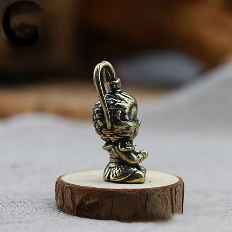 Медная фигурка обезьяны короля солнце искусственное украшение для аквариума