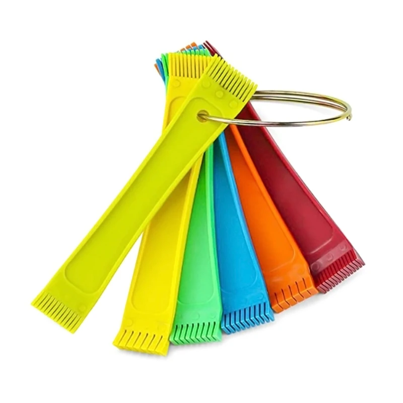 

6 Pcs FCR6 Fin Repair Comb Set A/C Radiator Condenser Coil Cleaning Brush Tools