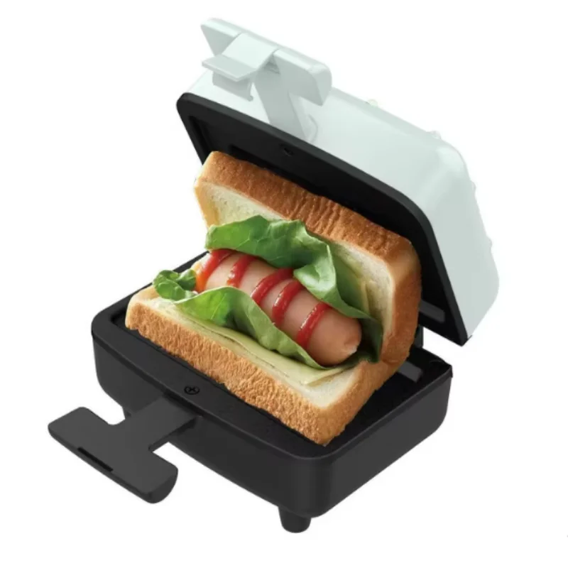 220V/110V мини бутербродница с двухсторонним нагревом Завтрак машина сэндвич