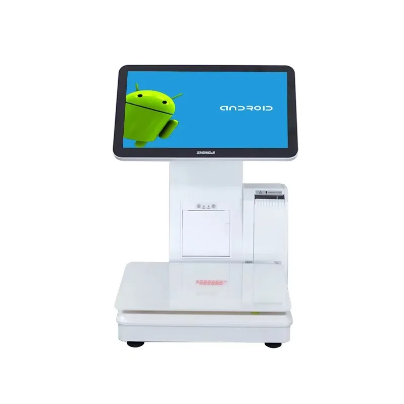 Фото Умная POS-система ALS9 с 15,6-дюймовым Android-дисплеем, весами и программным обеспечением, поддержка нескольких устройств №2