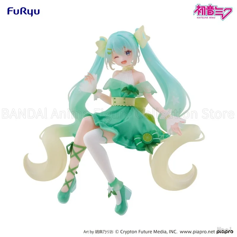 Оригинальные фигурки FuRyu Citrus MIKU: призовая фигурка Hatsune Miku (версия A), призовая фигурка Kagamine Rin (версия B), последняя призовая фигурка Hatsune Miku (версия Lime) (art.: 3920d458bd12c) - 3920d458bd12c