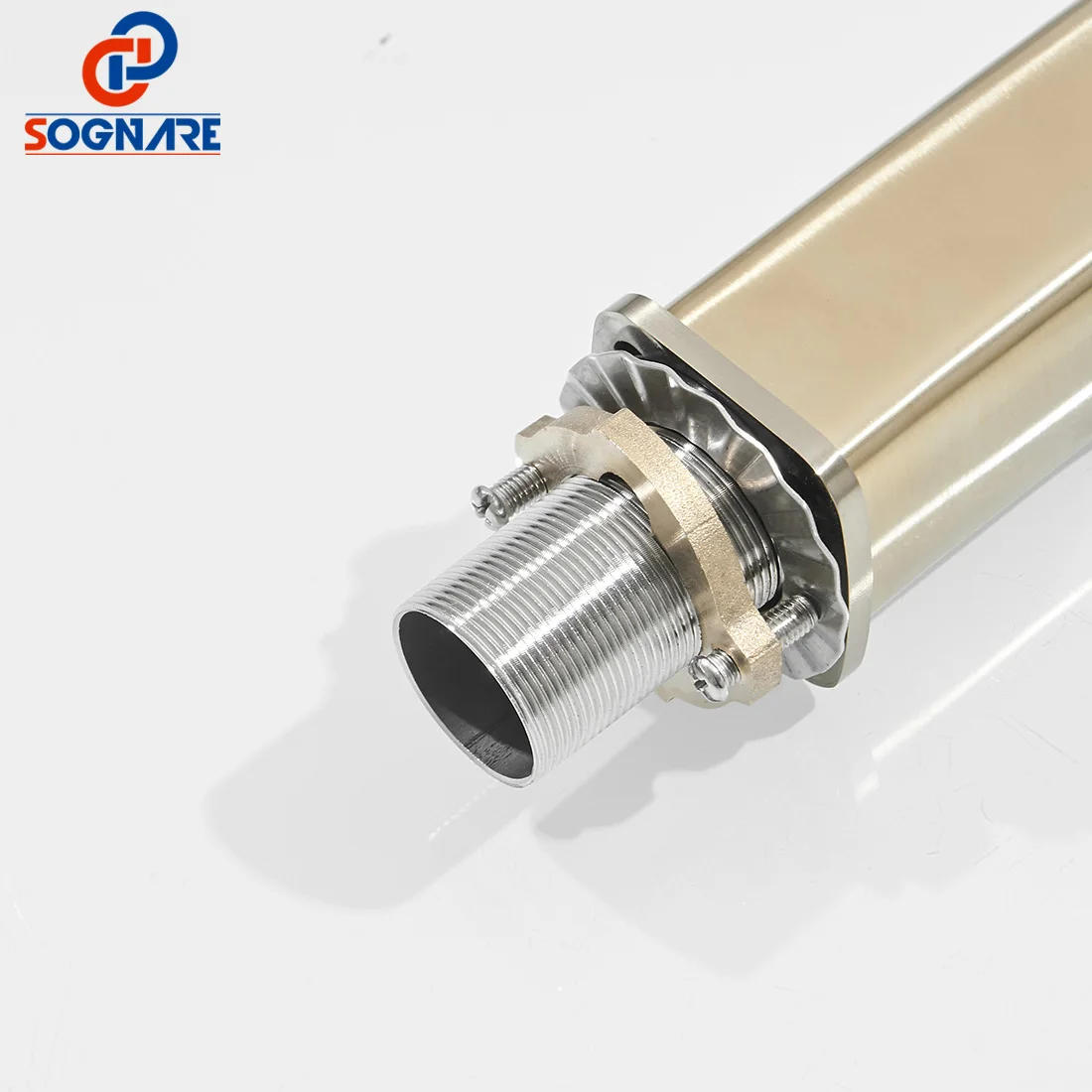 Смеситель для ванны SOGNARE Washbasin Square Faucet Bathroom Mixers Luxury Waterfall Tall Basin в отделке из матового золота.