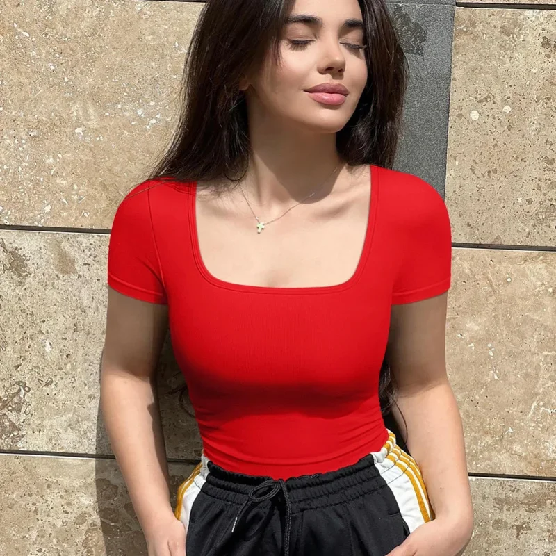 Женский облегающий мятый комбинезон. Повседневный и удобный черно-белый