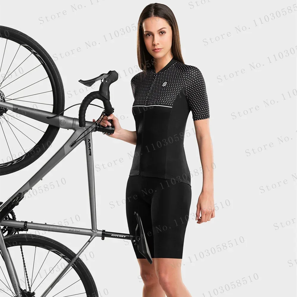 2024 новый велосипедный трикотаж женский комплект для велоспорта костюм гоночного