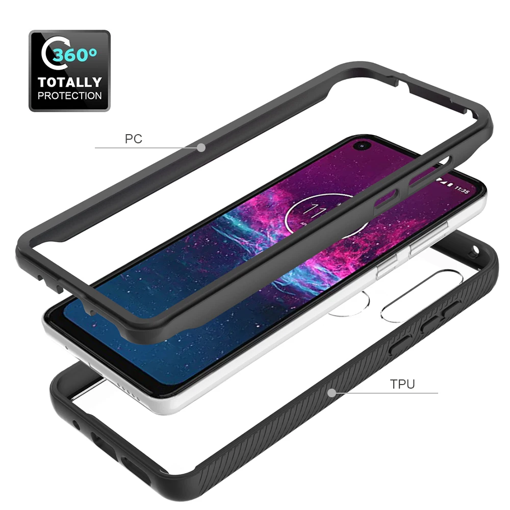 shockproof phone case for motorola moto one 5g ace moto one action moto one fusion one hyper one marco one vision pc tpu cases free global shipping