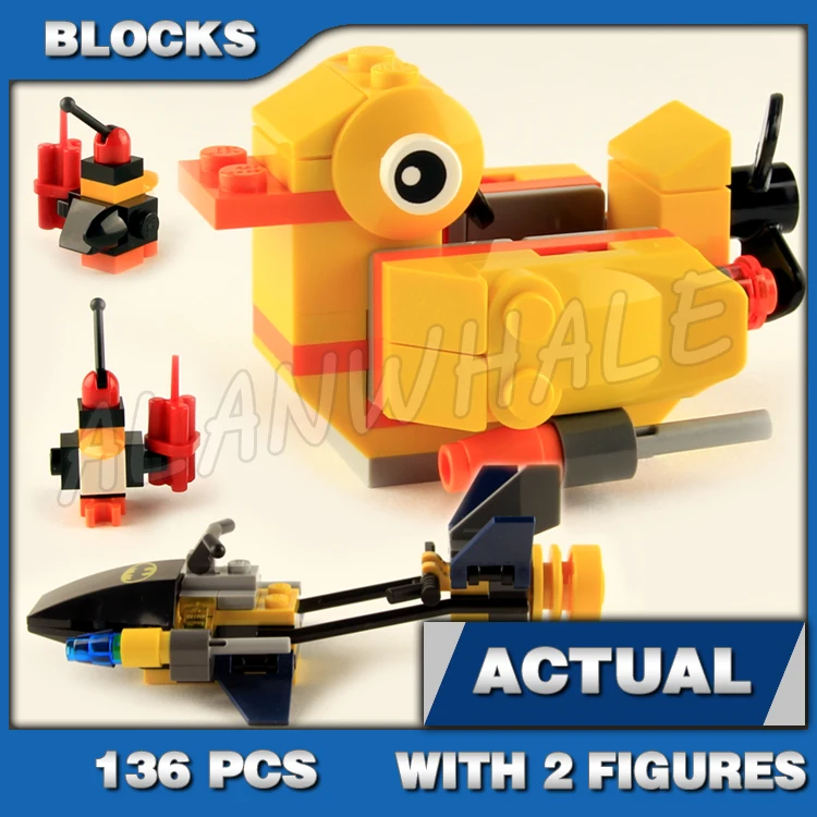 

136pcs Super Fighter The Penguin Face off Speedy Scuba Vehicle Duck Boat 10225 Building Blocks Toy Compatible With Model